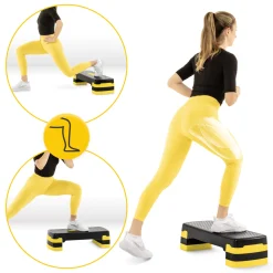 4FIZJO Stepper do aerobiku Standard 3-stopnie żółty Discount