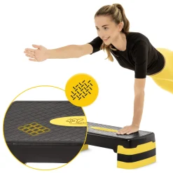 4FIZJO Stepper do aerobiku Standard 3-stopnie żółty Discount