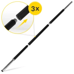 4FIZJO Sztanga składana z obciążeniem bitumicznym 20 kg Online