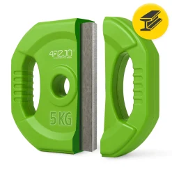 4FIZJO Sztanga treningowa z obciążeniem żeliwnym 20 kg Best