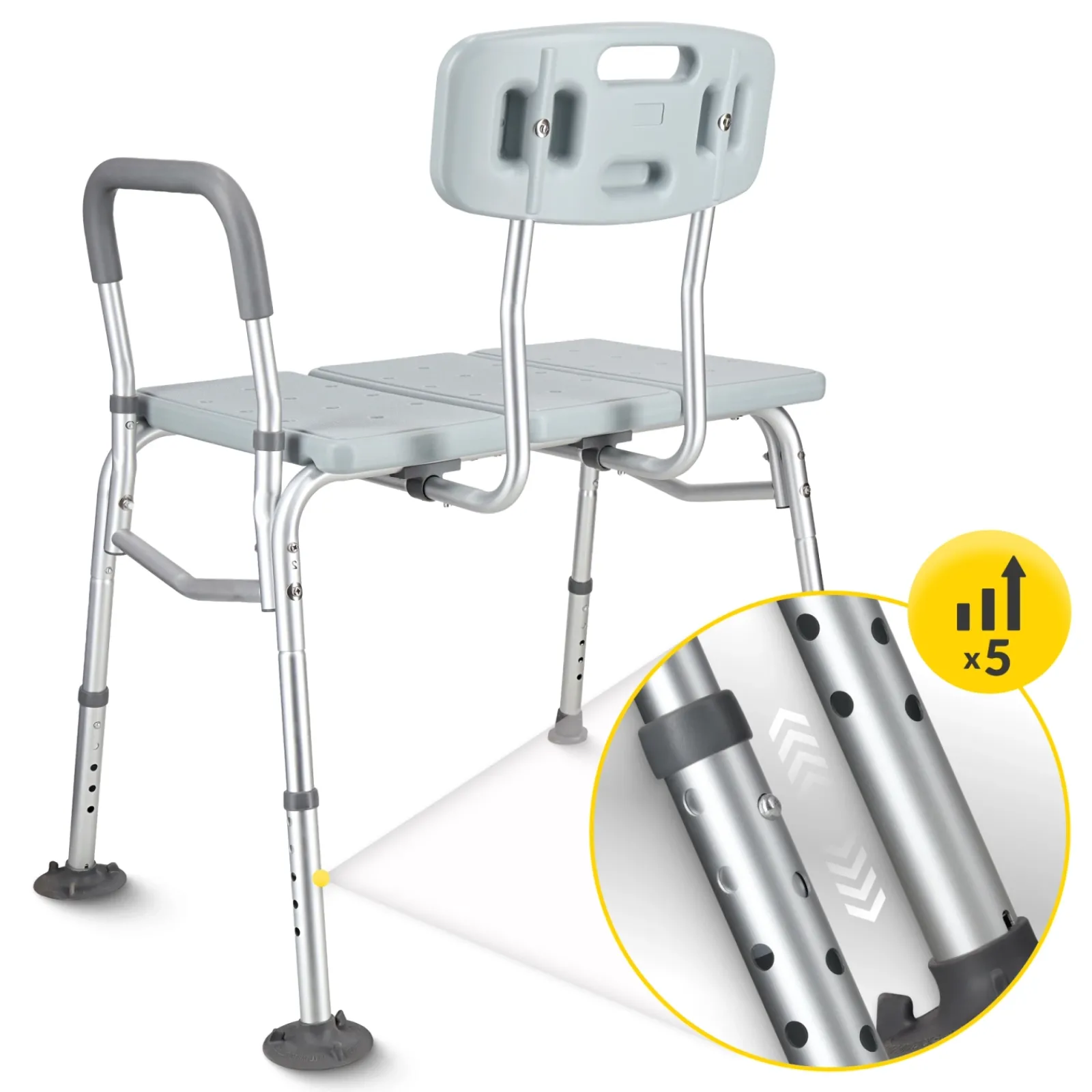 4FIZJO Taboret pod prysznic szeroki Discount