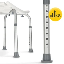 4FIZJO Taboret stołek pod prysznic prostokątny Discount