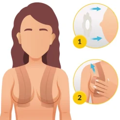 4FIZJO Taśma do biustu modelująca beżowa Hot