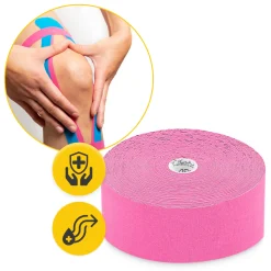 4FIZJO Taśma do kinesiotapingu 5 cm x 31 m Różowy Discount