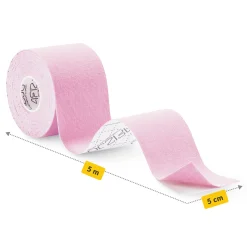 4FIZJO Taśma do kinesiotapingu 5 cm x 5 m Różowy Sale