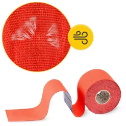 4FIZJO Taśma do kinesiotapingu 5 cm x 5 m Czerwony Sale