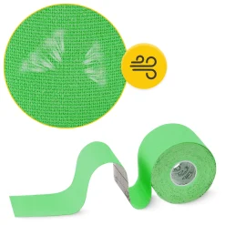 4FIZJO Taśma do kinesiotapingu 5 cm x 5 m Zielony Sale