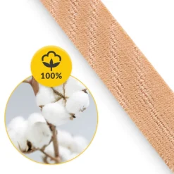 4FIZJO Taśma do kinesiotapingu 5 m x 1 cm Beżowy Discount