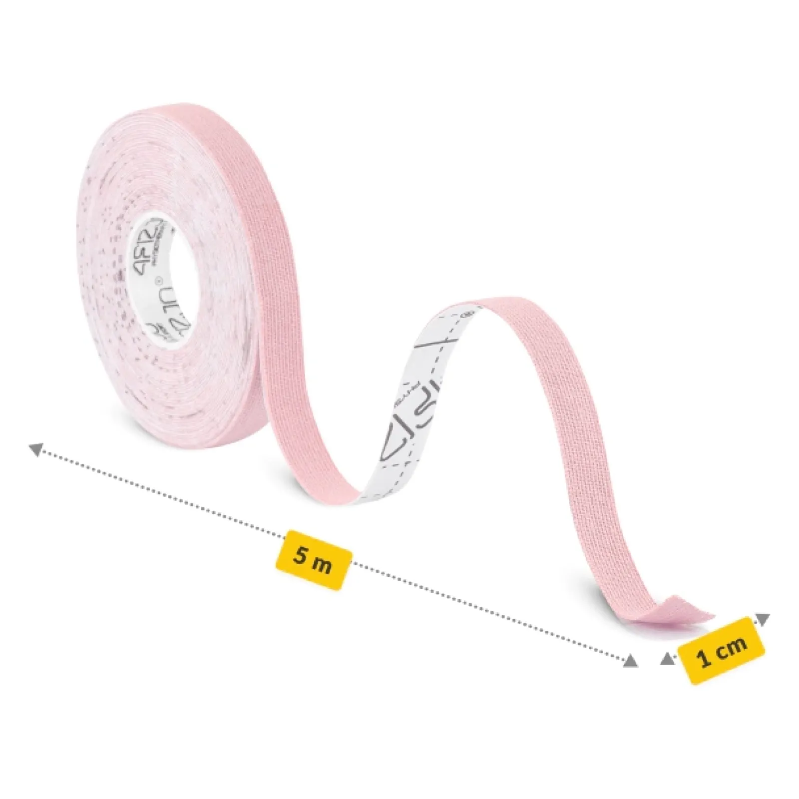 4FIZJO Taśma do kinesiotapingu 5 m x 1 cm Różowy Online