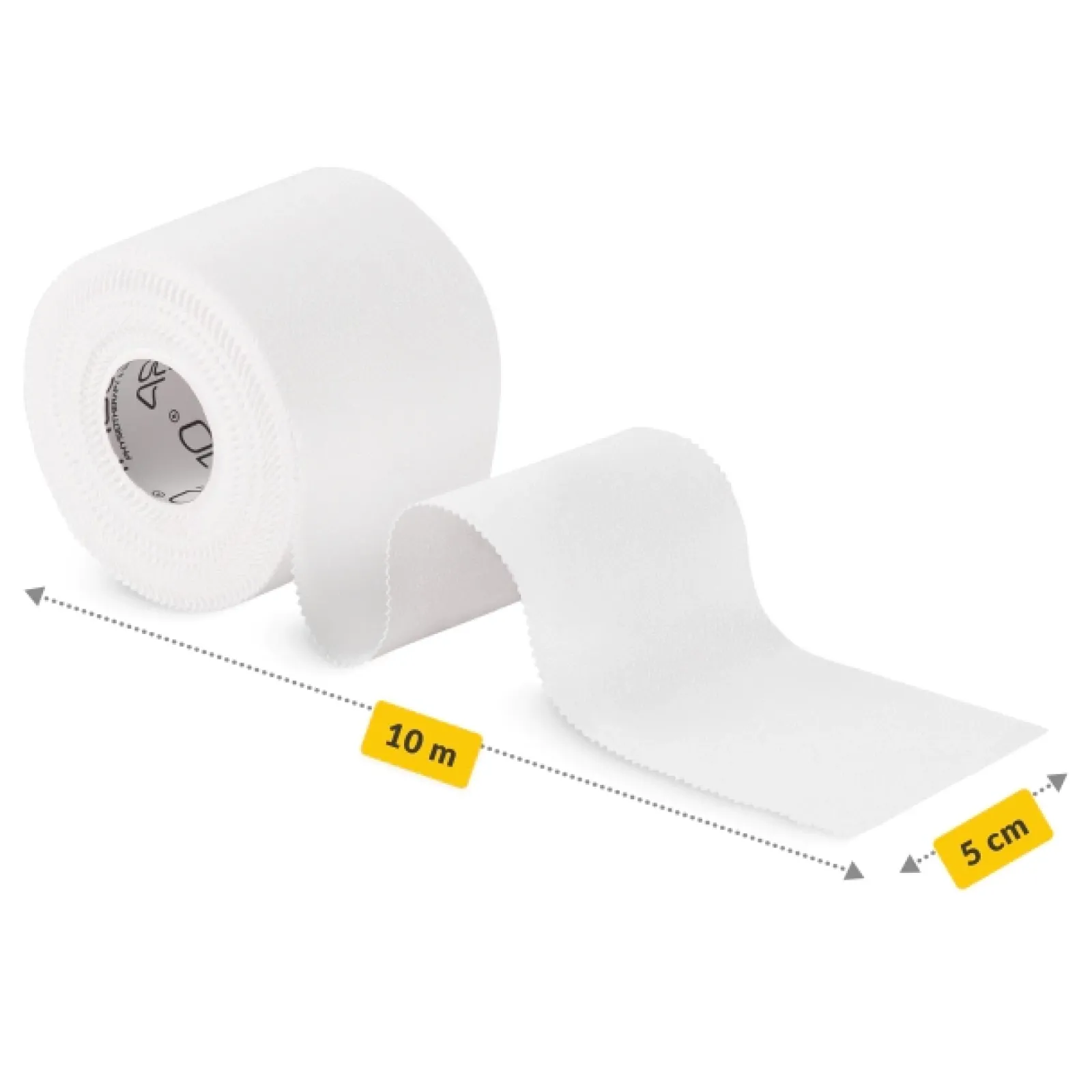 4FIZJO Taśma do kinesiotapingu 10 m x 5 cm Hot