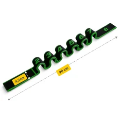 4FIZJO Taśma gimnastyczna do rozciągania 90 cm zielona Hot