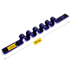 4FIZJO Taśma gimnastyczna do rozciągania 90 cm fioletowa Hot