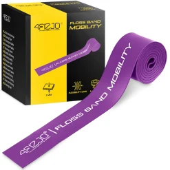 4FIZJO Taśma rehabilitacyjna do ćwiczeń FLOSS BAND 1 mm fioletowa Outlet