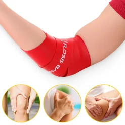 4FIZJO Taśma rehabilitacyjna do ćwiczeń FLOSS BAND 1,5 mm czerwona Hot