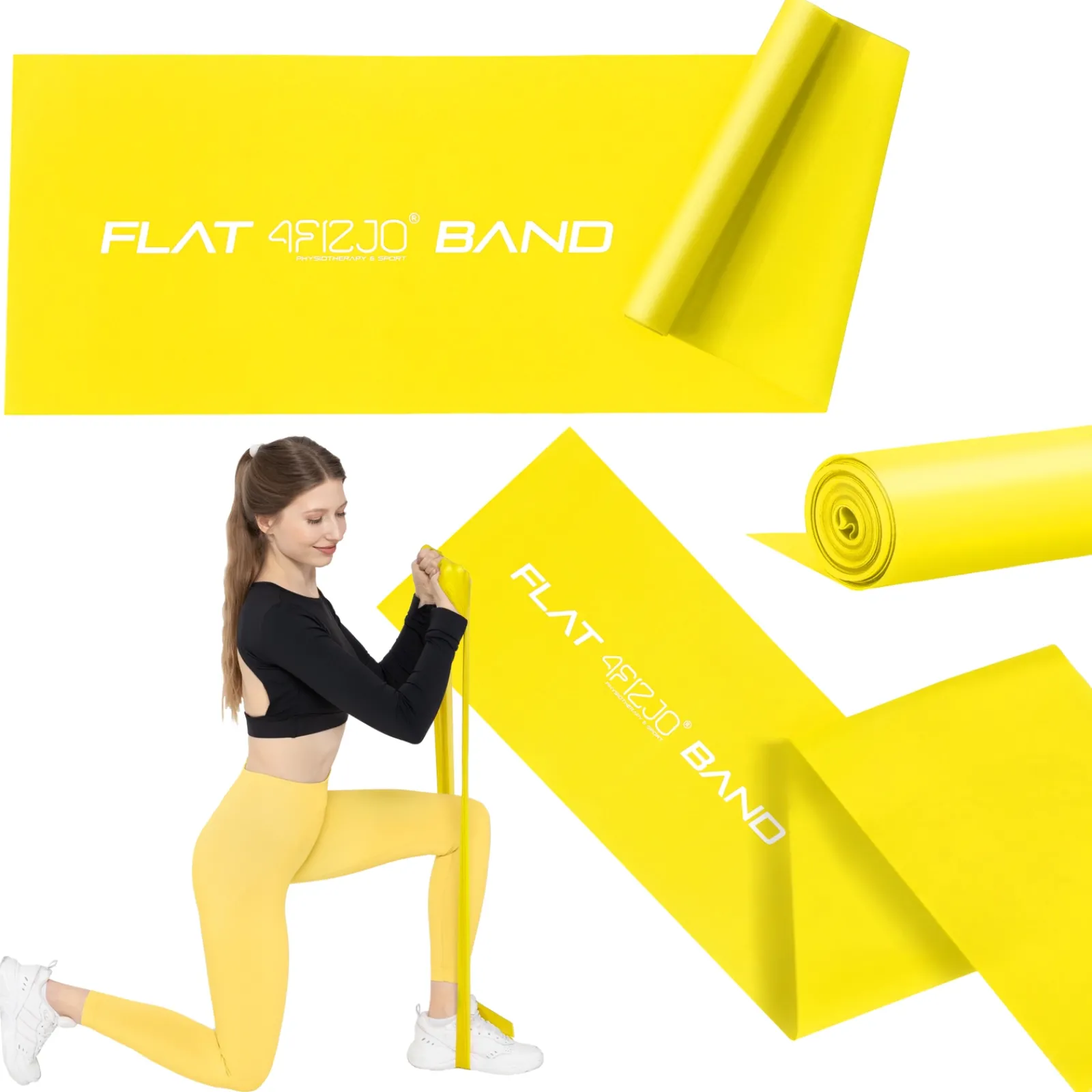 4FIZJO Taśma rehabilitacyjna FLAT BAND 1-2 kg Best