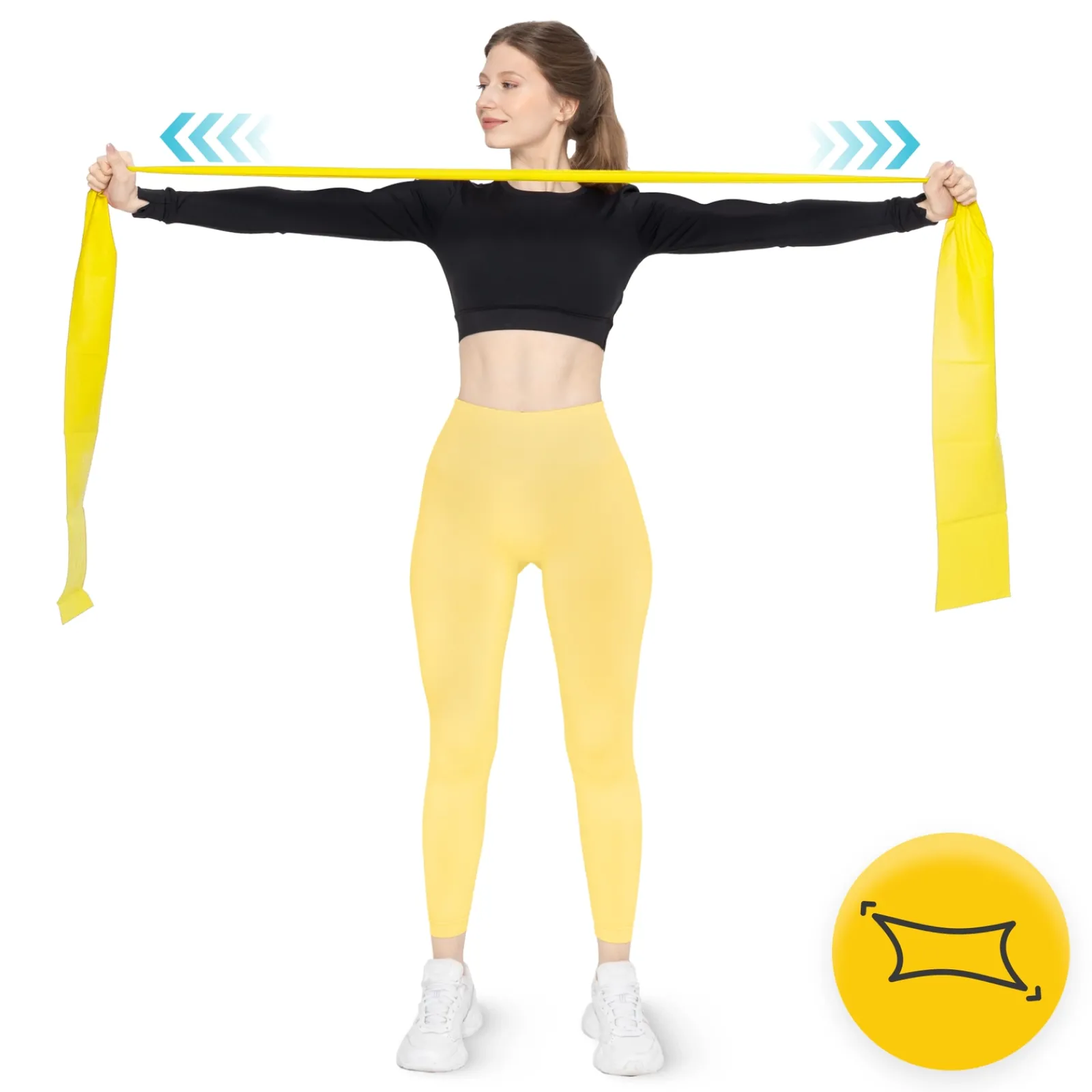 4FIZJO Taśma rehabilitacyjna FLAT BAND 1-2 kg Best