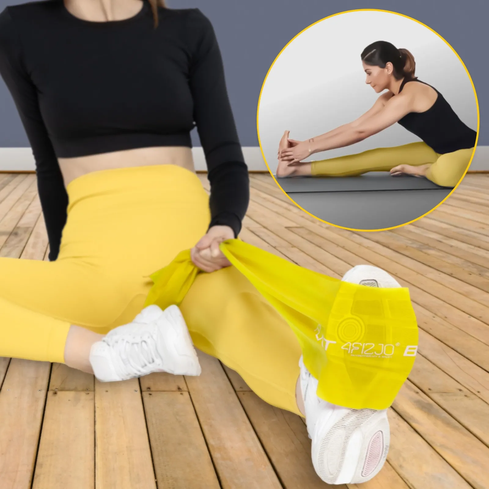 4FIZJO Taśma rehabilitacyjna FLAT BAND 1-2 kg Best
