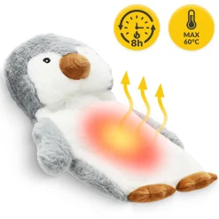 4FIZJO Termofor pluszowy w pokrowcu PINGWIN 0,75 litra Outlet