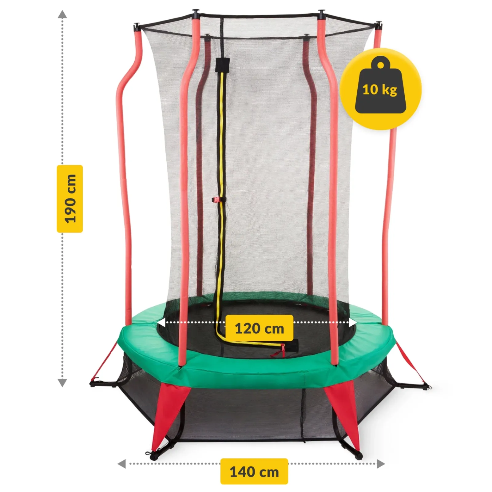 4FIZJO Trampolina dla dzieci do domu i ogrodu