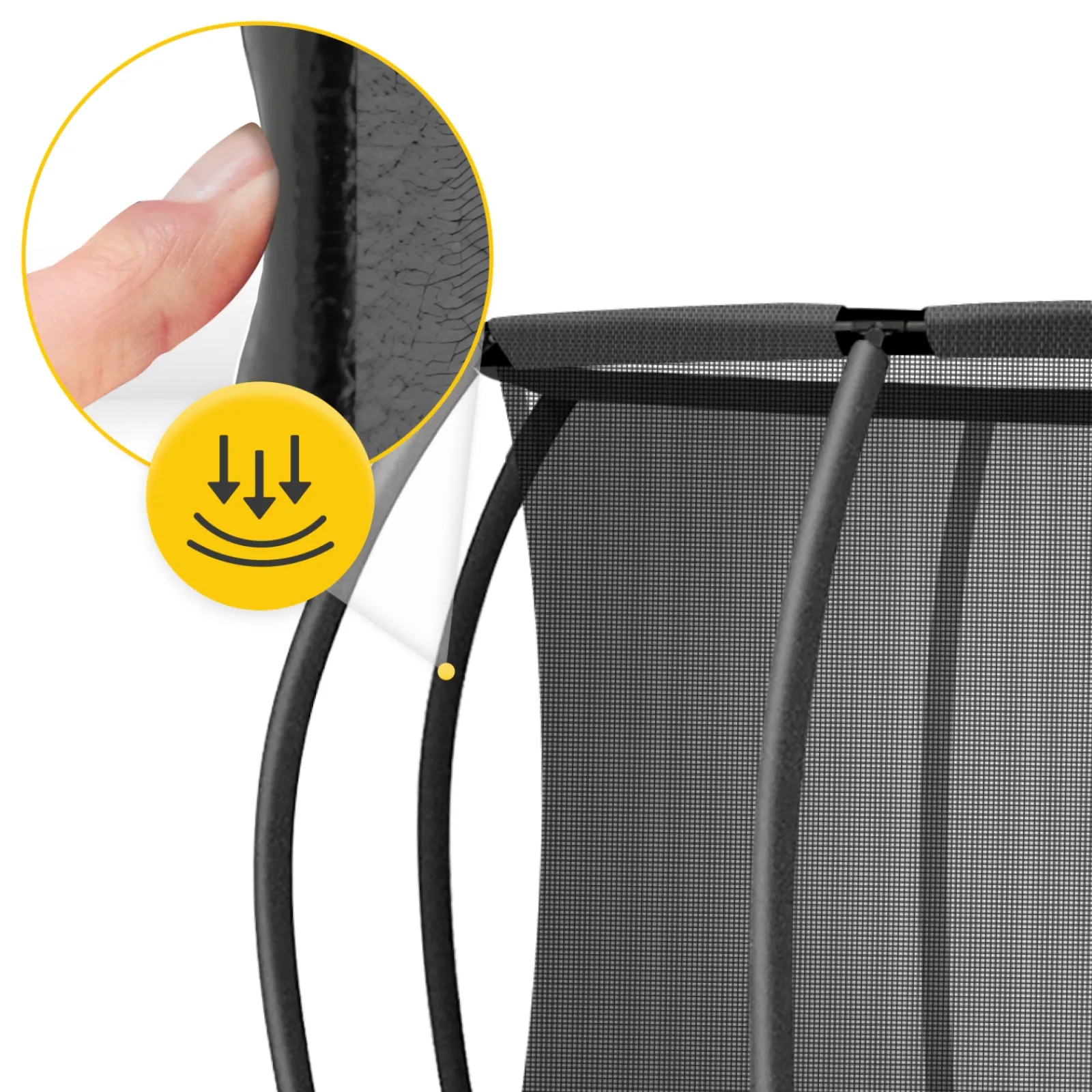 4FIZJO Trampolina ogrodowa dla dzieci PRO 312cm 10FT Różowy / Czarny Outlet