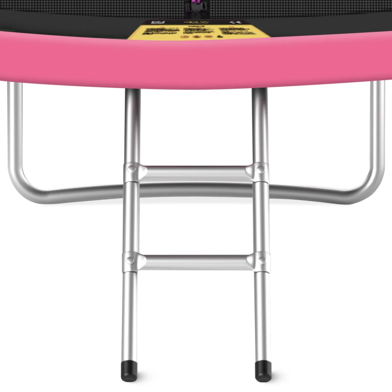 4FIZJO Trampolina ogrodowa dla dzieci PRO 312cm 10FT Różowy / Czarny Outlet