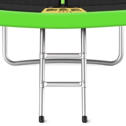 4FIZJO Trampolina ogrodowa dla dzieci PRO 312cm 10FT Zielony / Czarny Discount