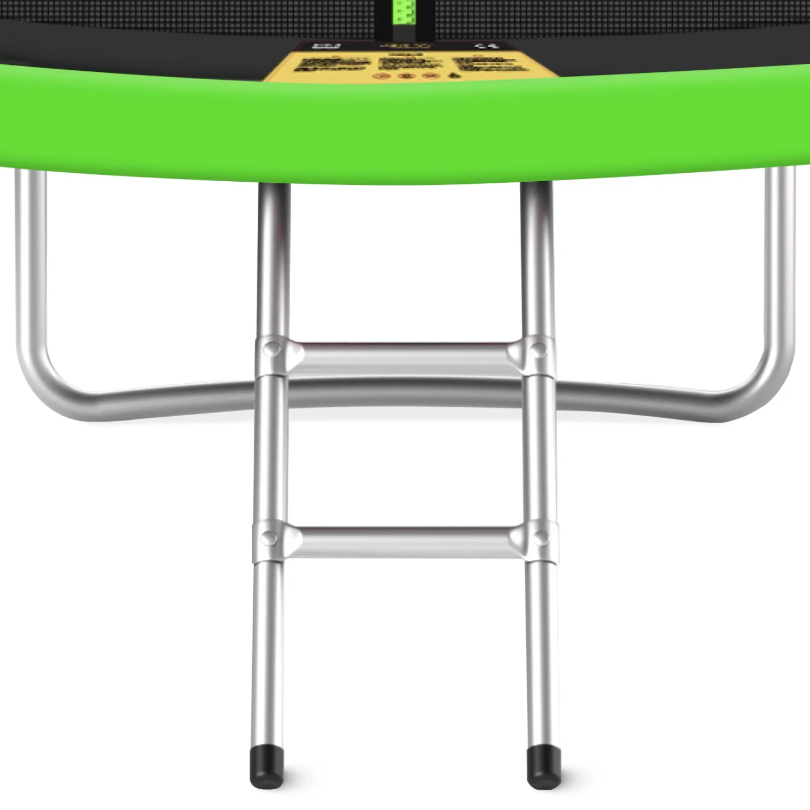 4FIZJO Trampolina ogrodowa dla dzieci PRO 374 cm 12FT Zielony / Czarny Hot