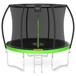 4FIZJO Trampolina ogrodowa dla dzieci PRO 252 cm 8FT Zielony / Czarny