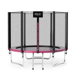 4FIZJO Trampolina ogrodowa dla dzieci CLASSIC 252cm 8FT Różowy / Czarny Online