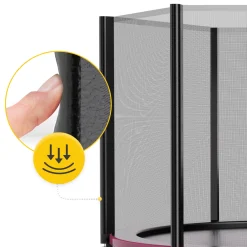 4FIZJO Trampolina ogrodowa dla dzieci CLASSIC 312 cm 10 FT Różowy / Czarny Online