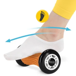 4FIZJO Wałek do masażu z wypustkami SPIKE ROLLER pomarańczowy New