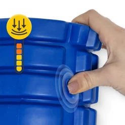 4FIZJO Wałek do masażu z wypustkami EVA 33 cm niebieski Outlet