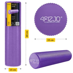 4FIZJO Wałek do masażu z wypustkami CARE+ 60 cm fioletowy Discount