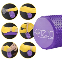 4FIZJO Wałek do masażu z wypustkami CARE+ 60 cm fioletowy Discount
