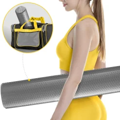 4FIZJO Wałek do masażu z wypustkami CARE+ 90 cm szary Clearance