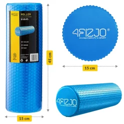4FIZJO Wałek do masażu z wypustkami CARE+ 45 cm niebieski Online