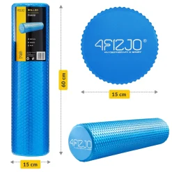 4FIZJO Wałek do masażu z wypustkami CARE+ 60 cm niebieski Best