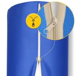 4FIZJO Wałek rehabilitacyjny kształtka do masażu 100 x 30 cm niebieska Niebieski Hot