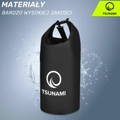4FIZJO Worek wodoodporny 20 litrów TSUNAMI czarny Outlet