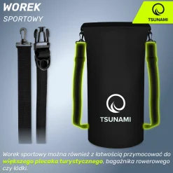 4FIZJO Worek wodoodporny 30 litrów TSUNAMI czarny Discount