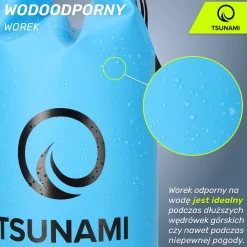 4FIZJO Worek wodoodporny 5 litrów TSUNAMI niebieski Sale