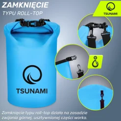4FIZJO Worek wodoodporny 20 litrów TSUNAMI niebieski Online