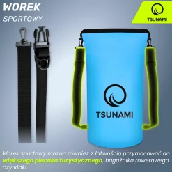 4FIZJO Worek wodoodporny 20 litrów TSUNAMI niebieski Online