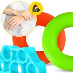 4FIZJO Zestaw 9 gum do ćwiczeń rąk palców Discount