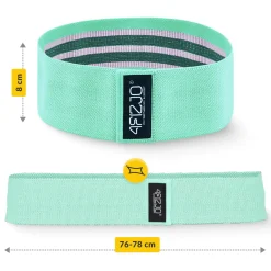 4FIZJO Zestaw 3 gum materiałowych do ćwiczeń HIP BAND