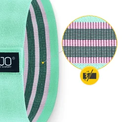 4FIZJO Zestaw 3 gum materiałowych do ćwiczeń HIP BAND