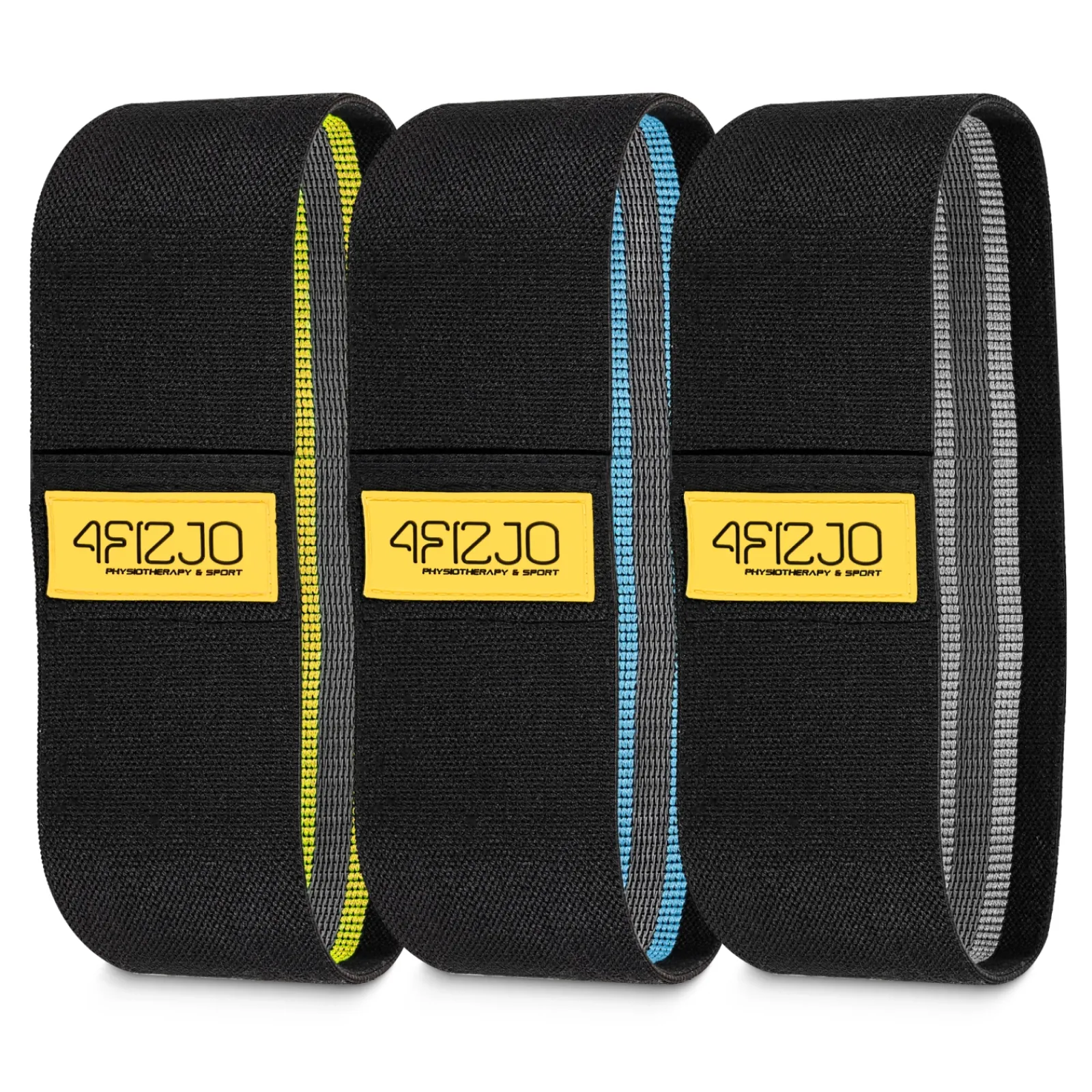 4FIZJO Zestaw 3 gum materiałowych do ćwiczeń HIP BAND Clearance