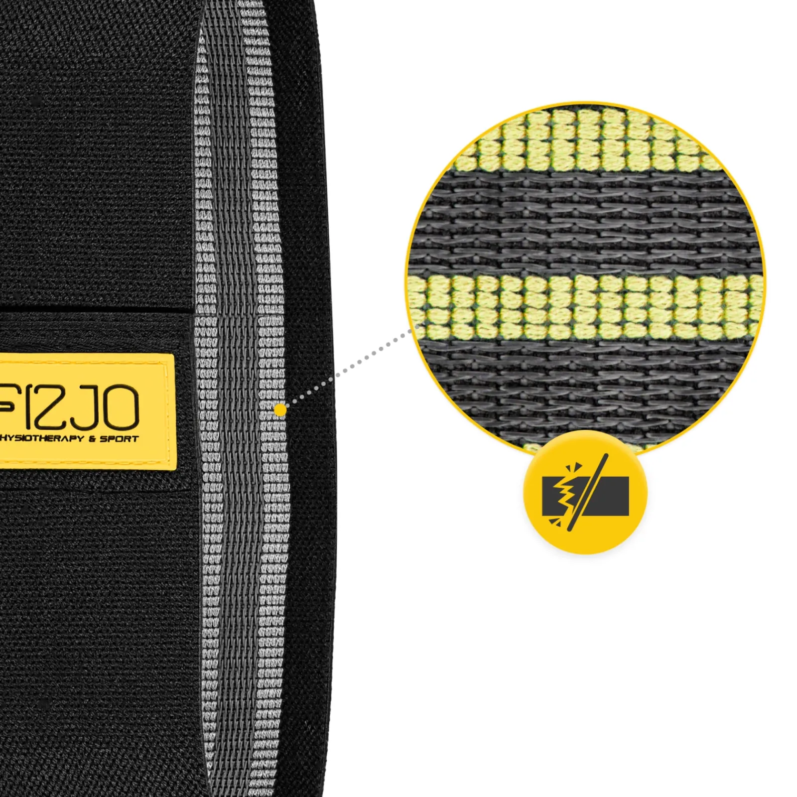4FIZJO Zestaw 3 gum materiałowych do ćwiczeń HIP BAND Clearance