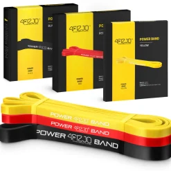 4FIZJO Zestaw 3 gum oporowych do ćwiczeń POWER BAND Hot