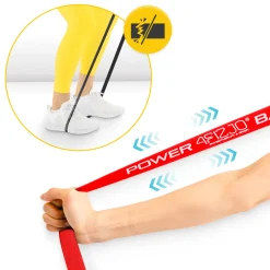 4FIZJO Zestaw 3 gum oporowych do ćwiczeń POWER BAND Hot